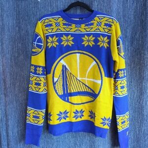 Golden State Warriors NWT "ugly" Sweater Size 2xlMade by Klew for NBA gold stars